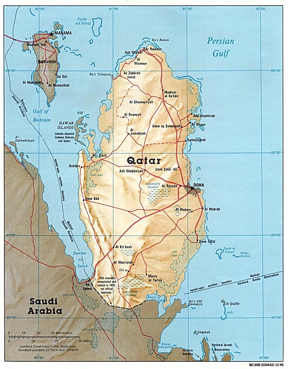 katar celou mapu