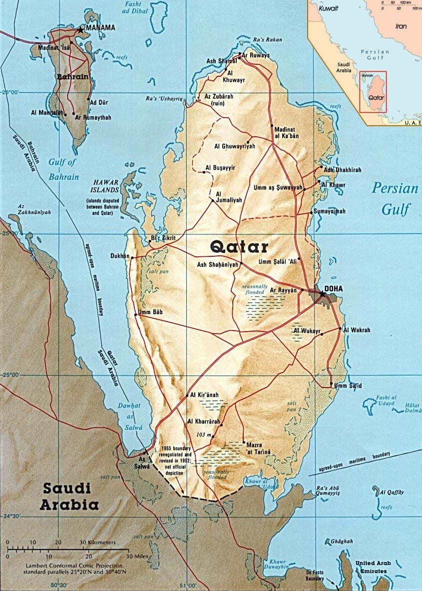 Mapa kataru ostrovy 