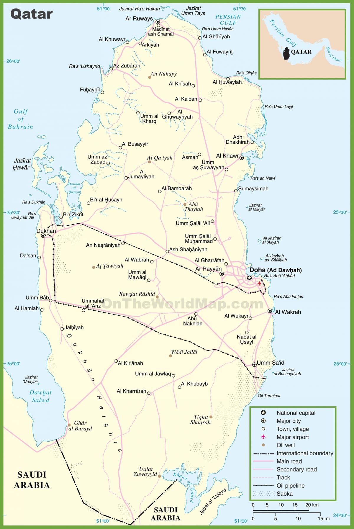 Mapa kataru podrobné