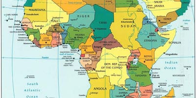 Mapa kataru africe 